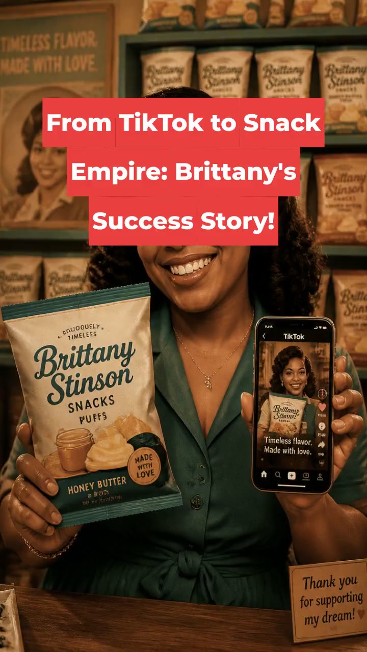 From TikTok to Snack Empire: Brittany's Success Story!