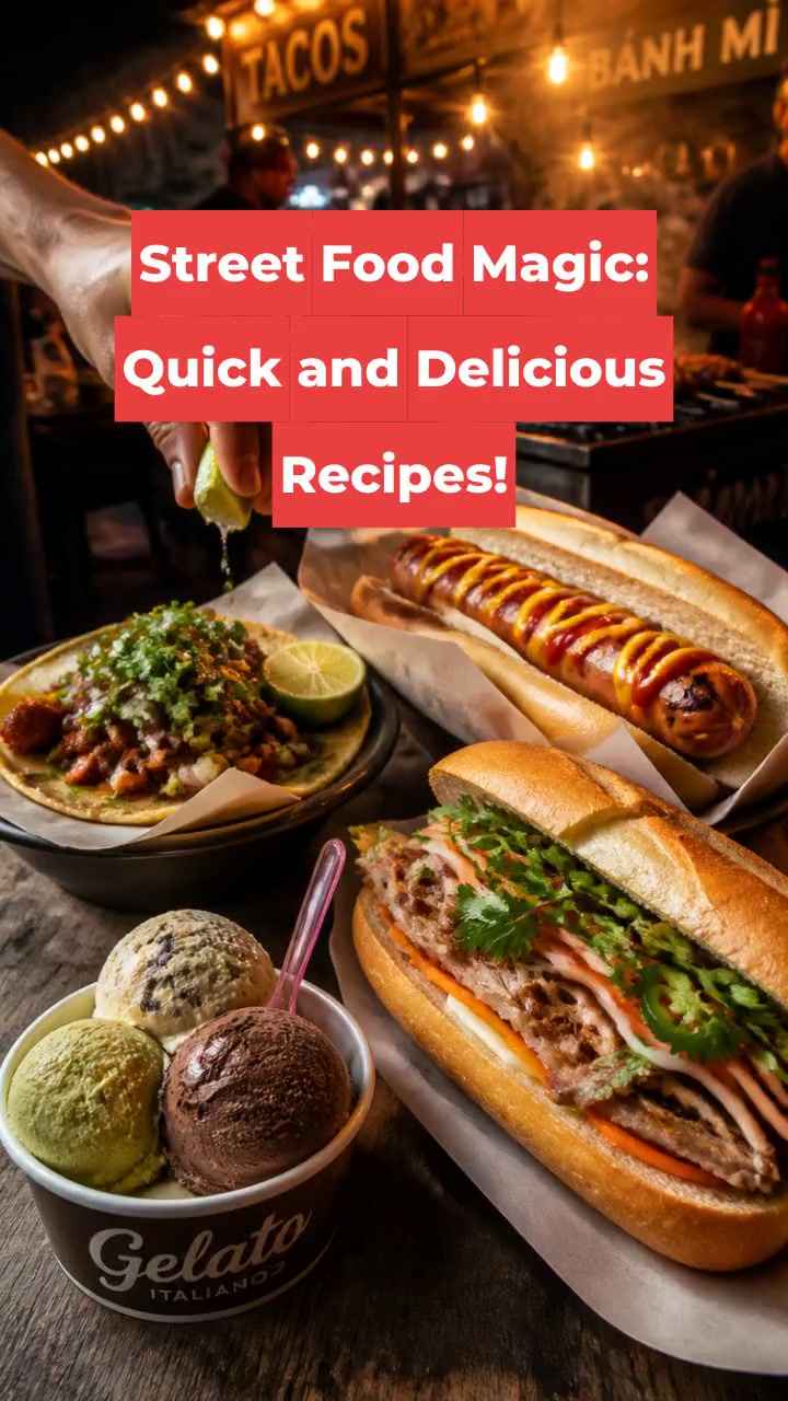Street Food Magic: Quick and Delicious Recipes!