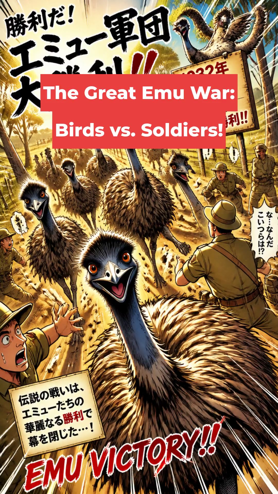 The Great Emu War: Birds vs. Soldiers!