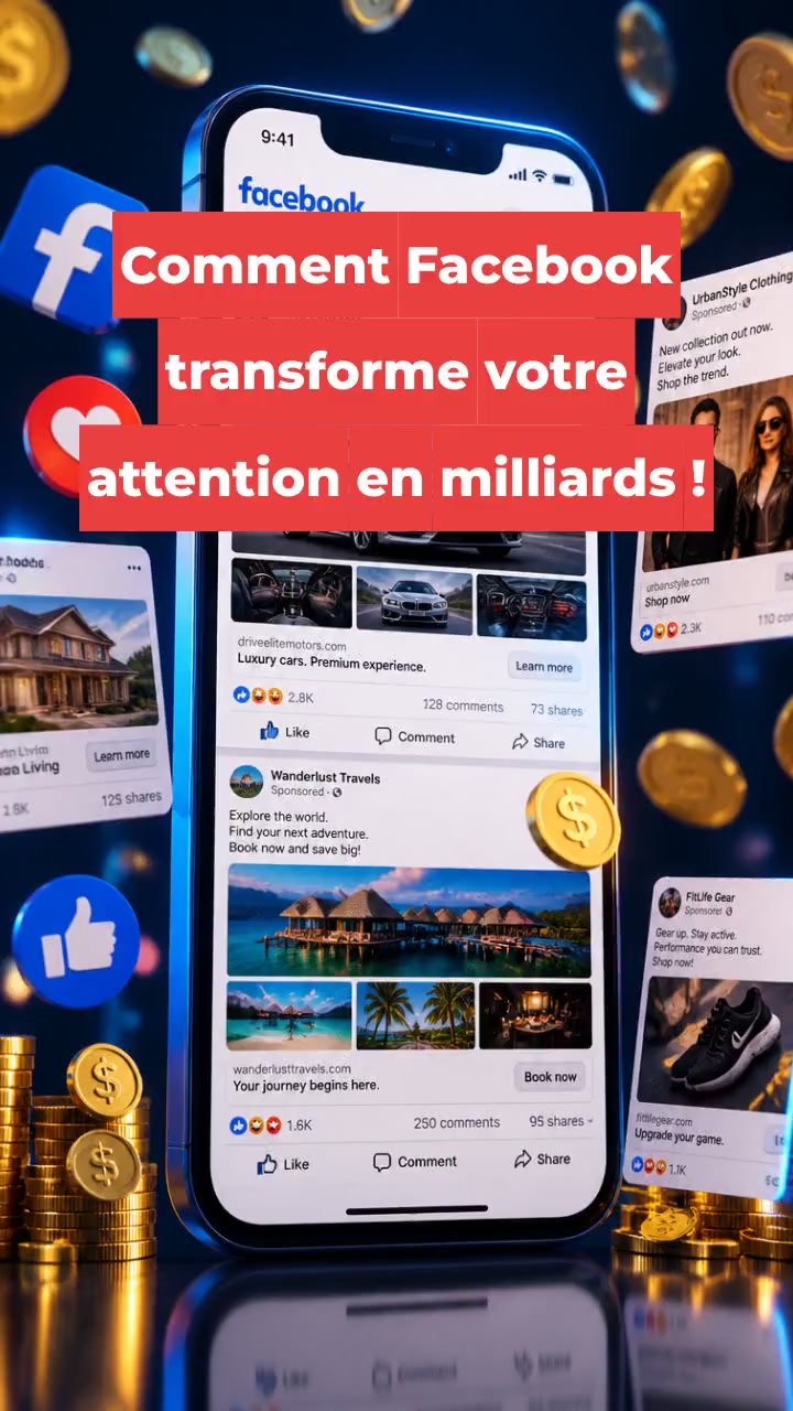 Comment Facebook transforme votre attention en milliards !