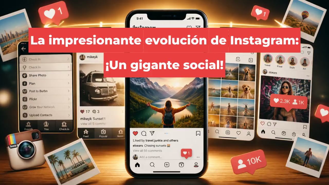 La impresionante evolución de Instagram: ¡Un gigante social!