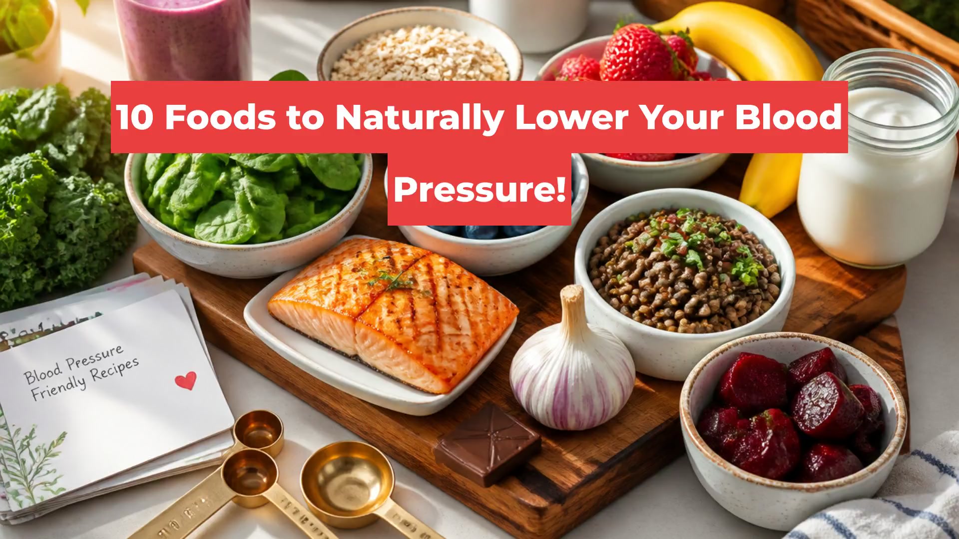 10 Foods to Naturally Lower Your Blood Pressure!