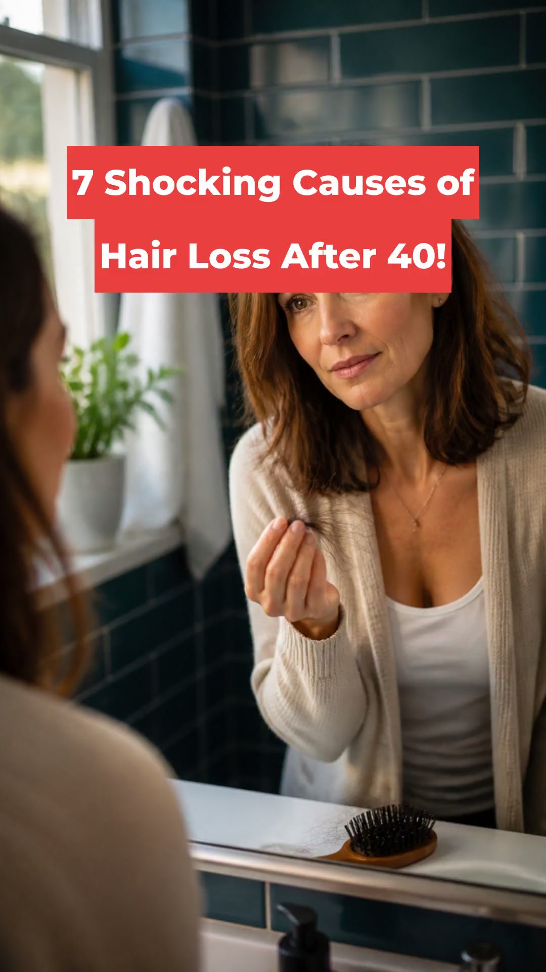 7 Shocking Causes of Hair Loss After 40!