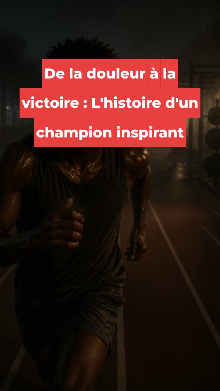 De la douleur à la victoire : L'histoire d'un champion inspirant
