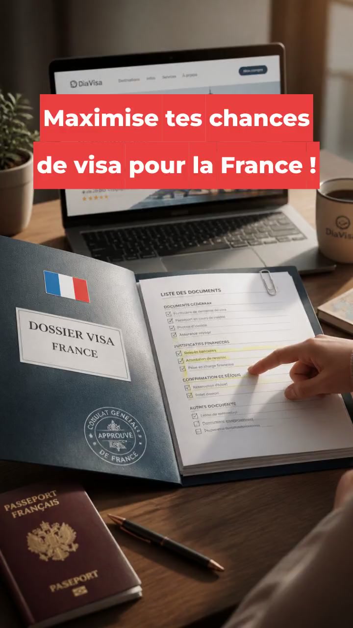 Maximise tes chances de visa pour la France !