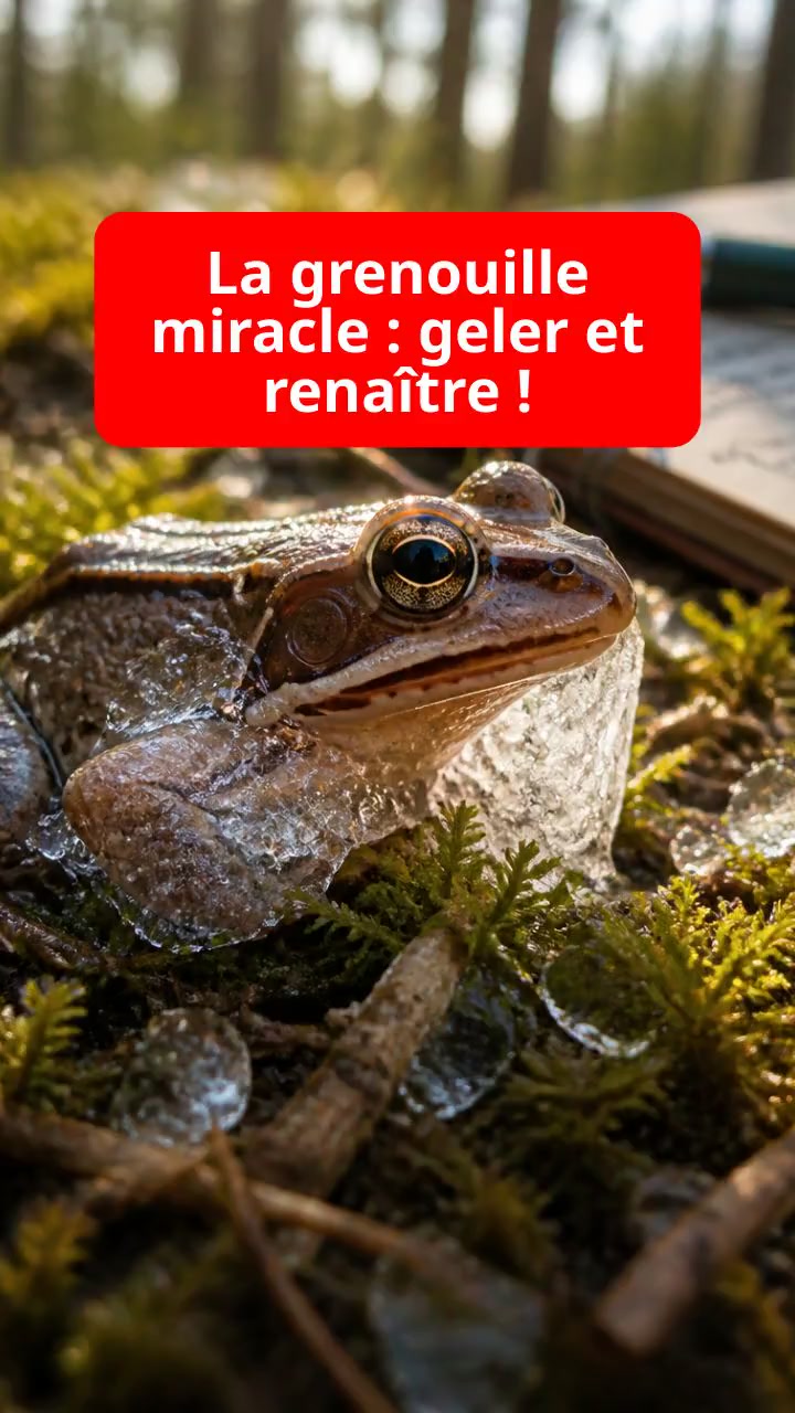 La grenouille miracle : geler et renaître !
