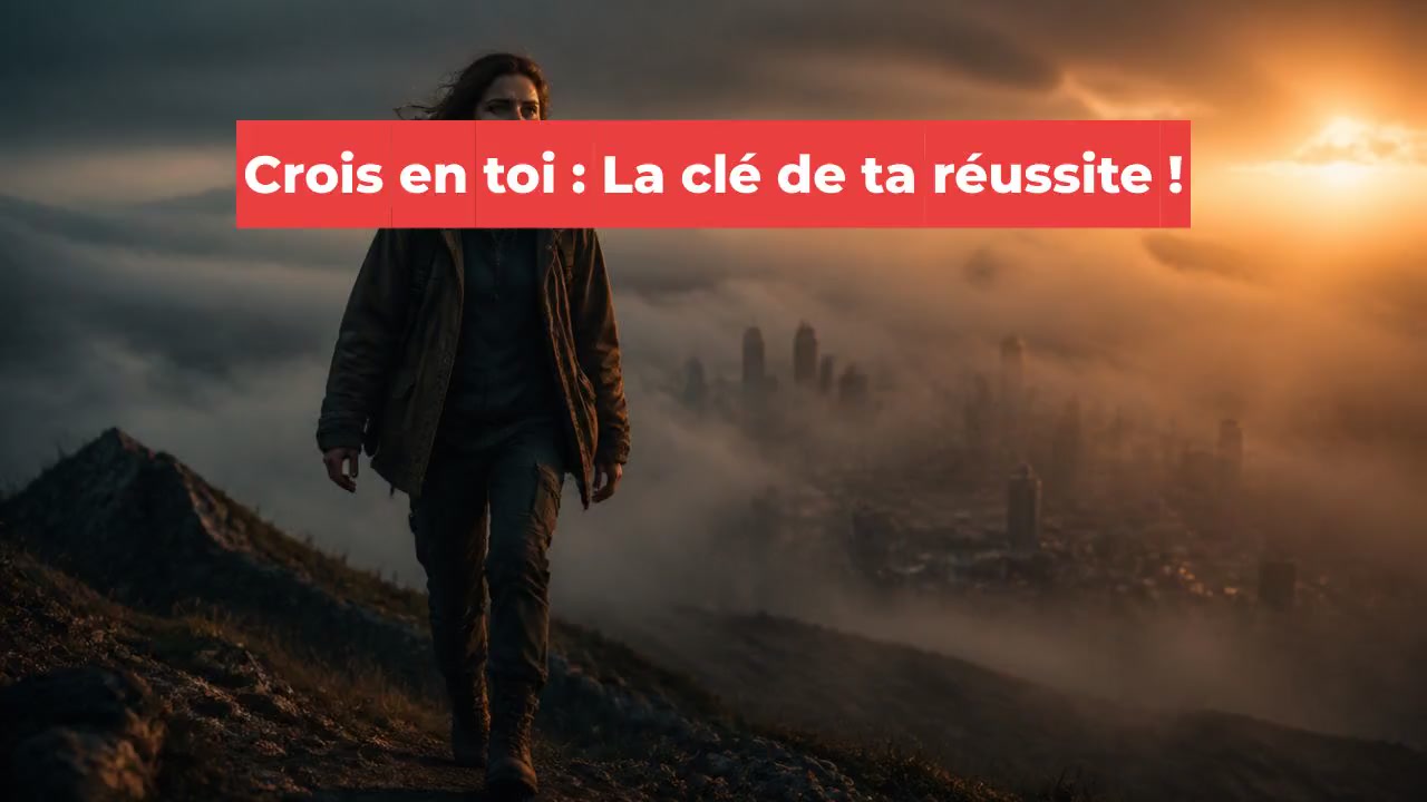 Crois en toi : La clé de ta réussite !