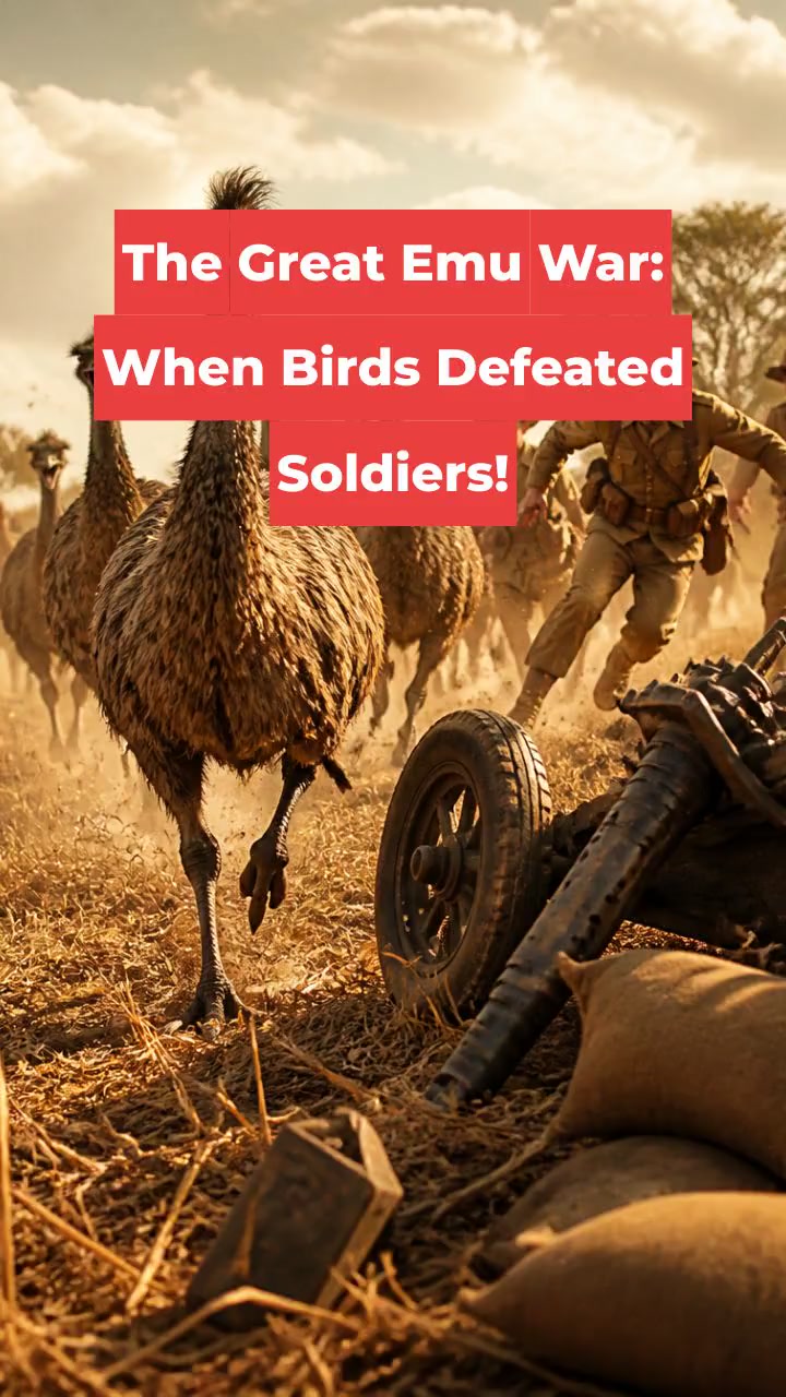 The Great Emu War: When Birds Defeated Soldiers!