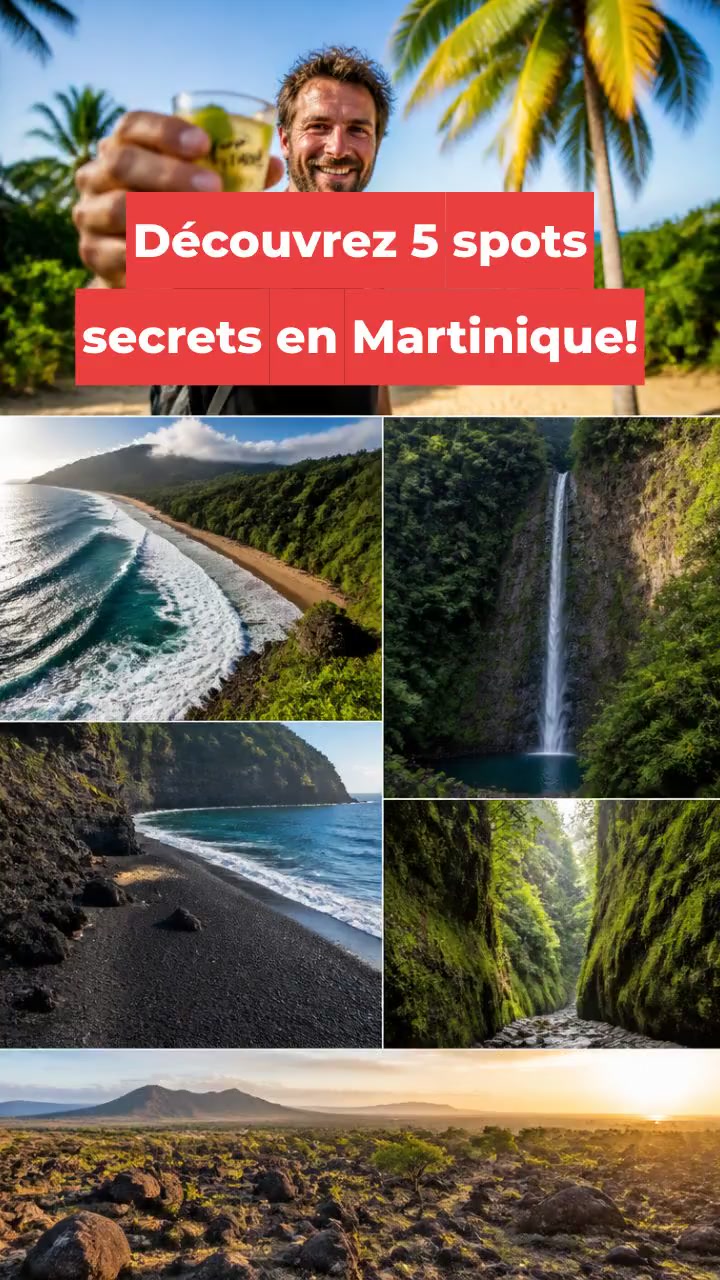 Découvrez 5 spots secrets en Martinique!