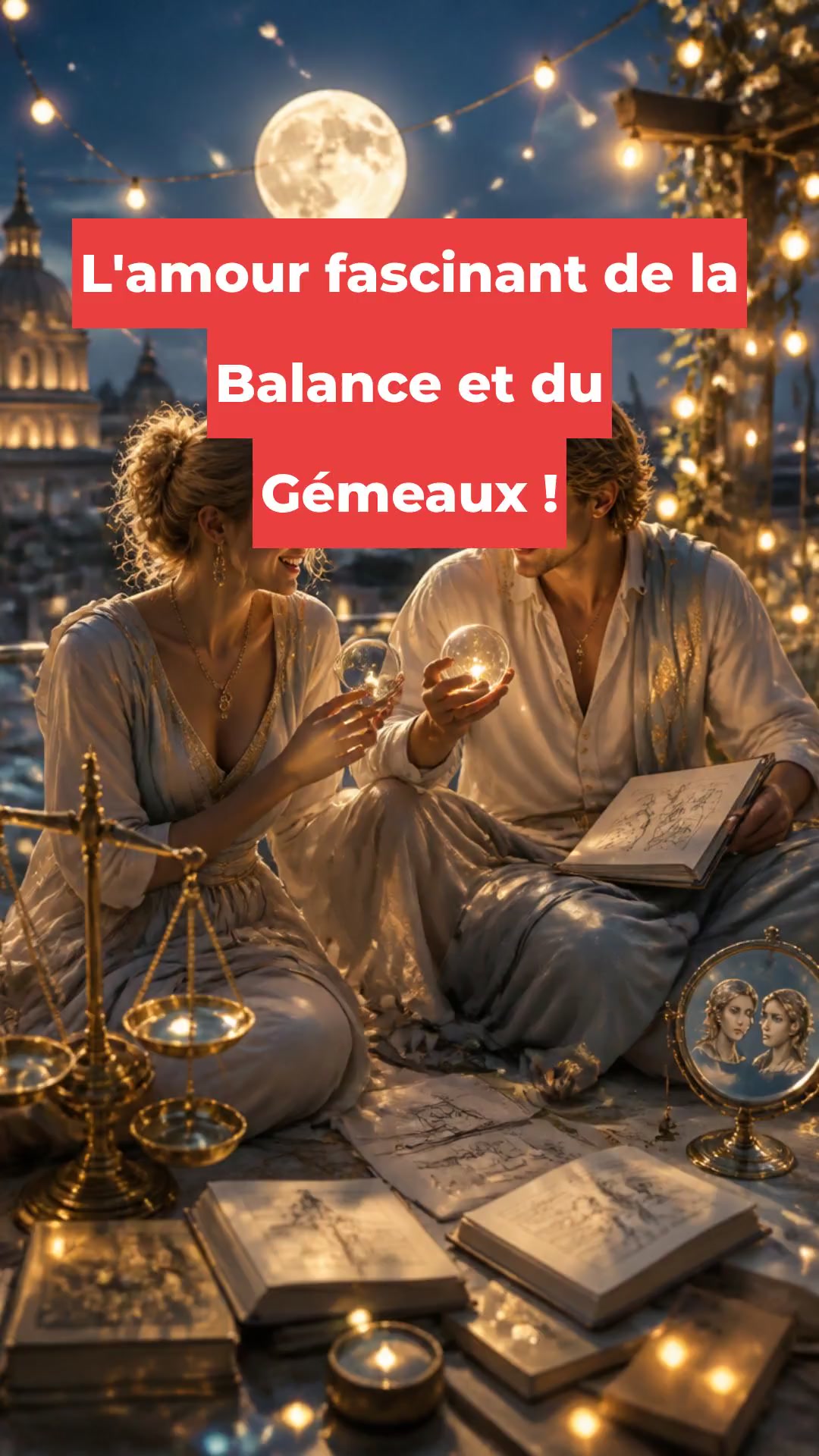 L'amour fascinant de la Balance et du Gémeaux !