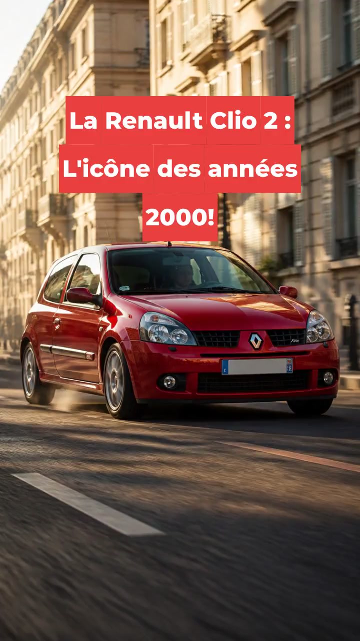 La Renault Clio 2 : L'icône des années 2000!