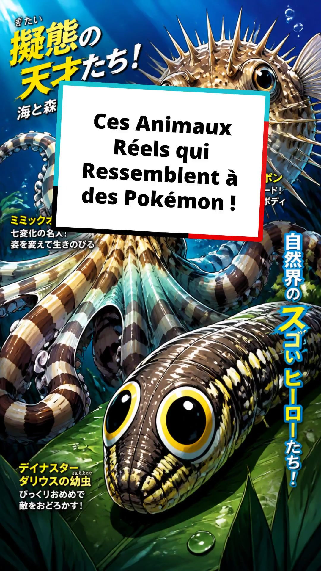Ces Animaux Réels qui Ressemblent à des Pokémon !