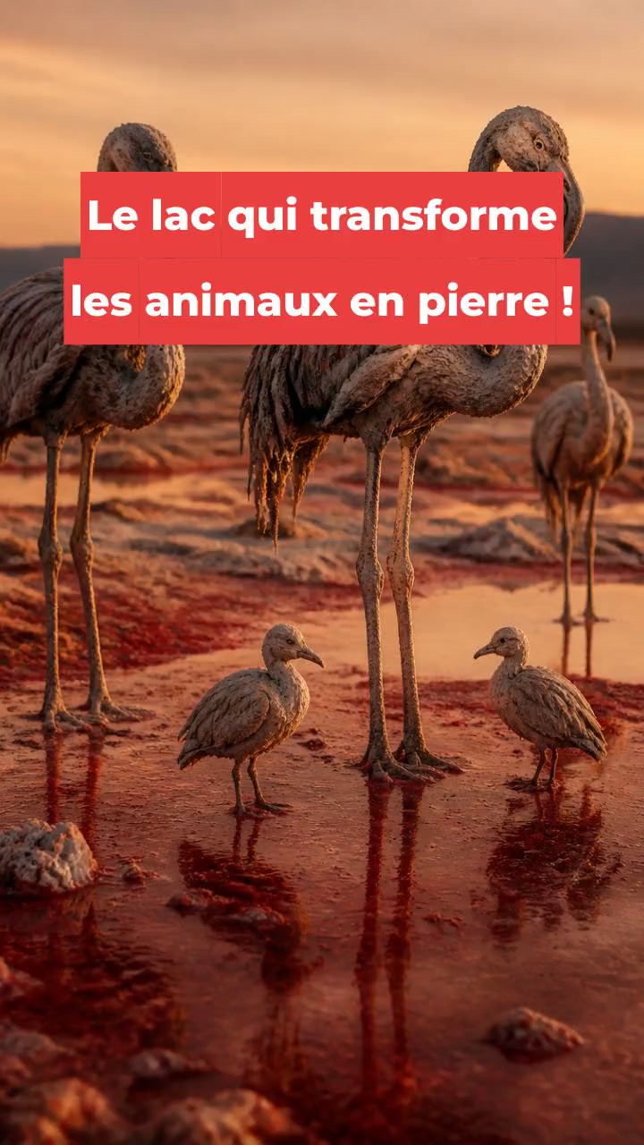 Le lac qui transforme les animaux en pierre !