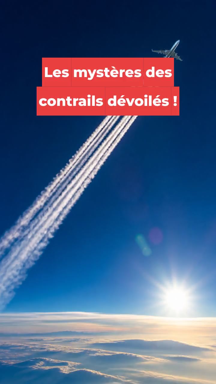 Les mystères des contrails dévoilés !