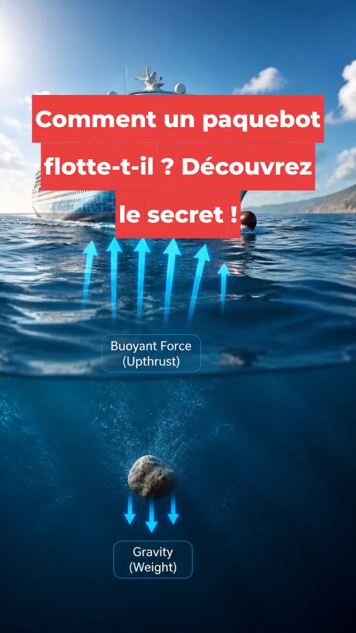 Comment un paquebot flotte-t-il ? Découvrez le secret !