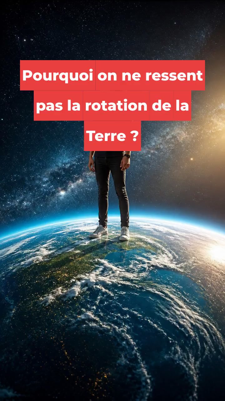 Pourquoi on ne ressent pas la rotation de la Terre ?
