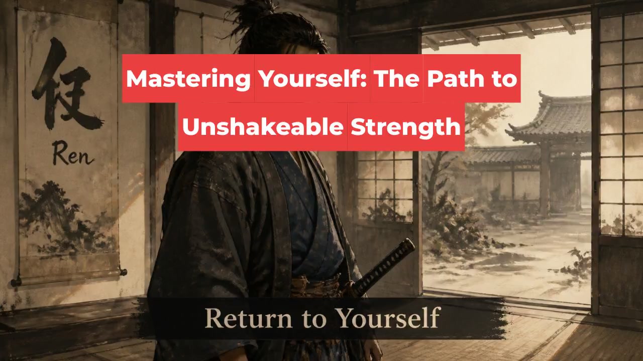Mastering Yourself: The Path to Unshakeable Strength