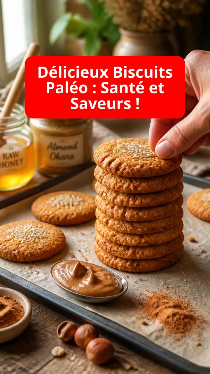 Délicieux Biscuits Paléo : Santé et Saveurs !