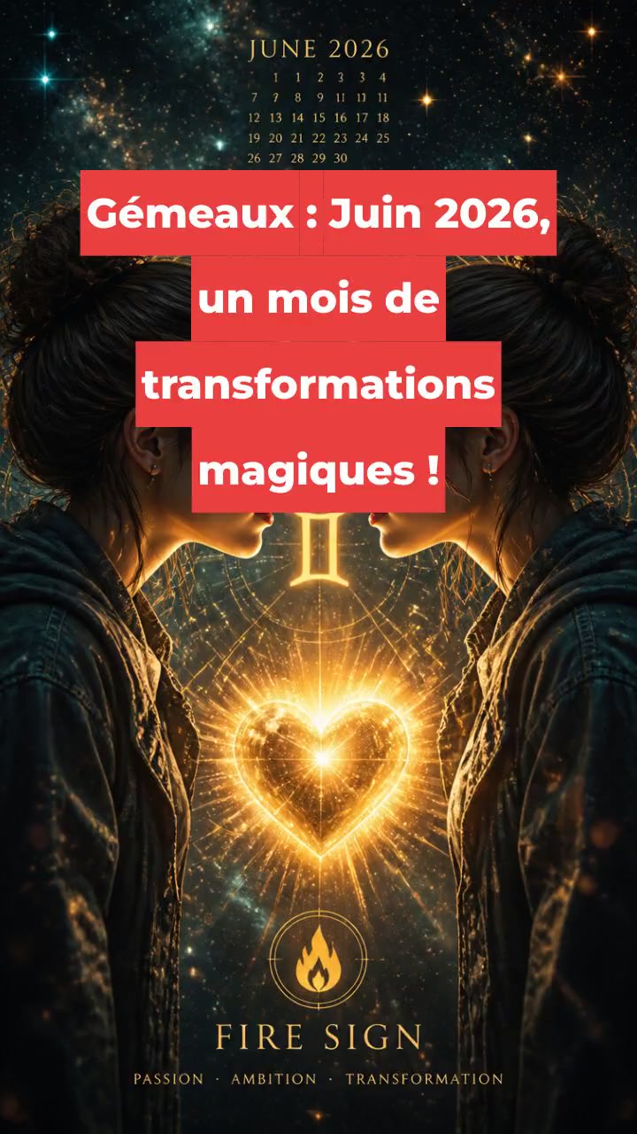 Gémeaux : Juin 2026, un mois de transformations magiques !