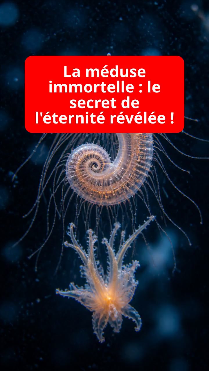 La méduse immortelle : le secret de l'éternité révélée !