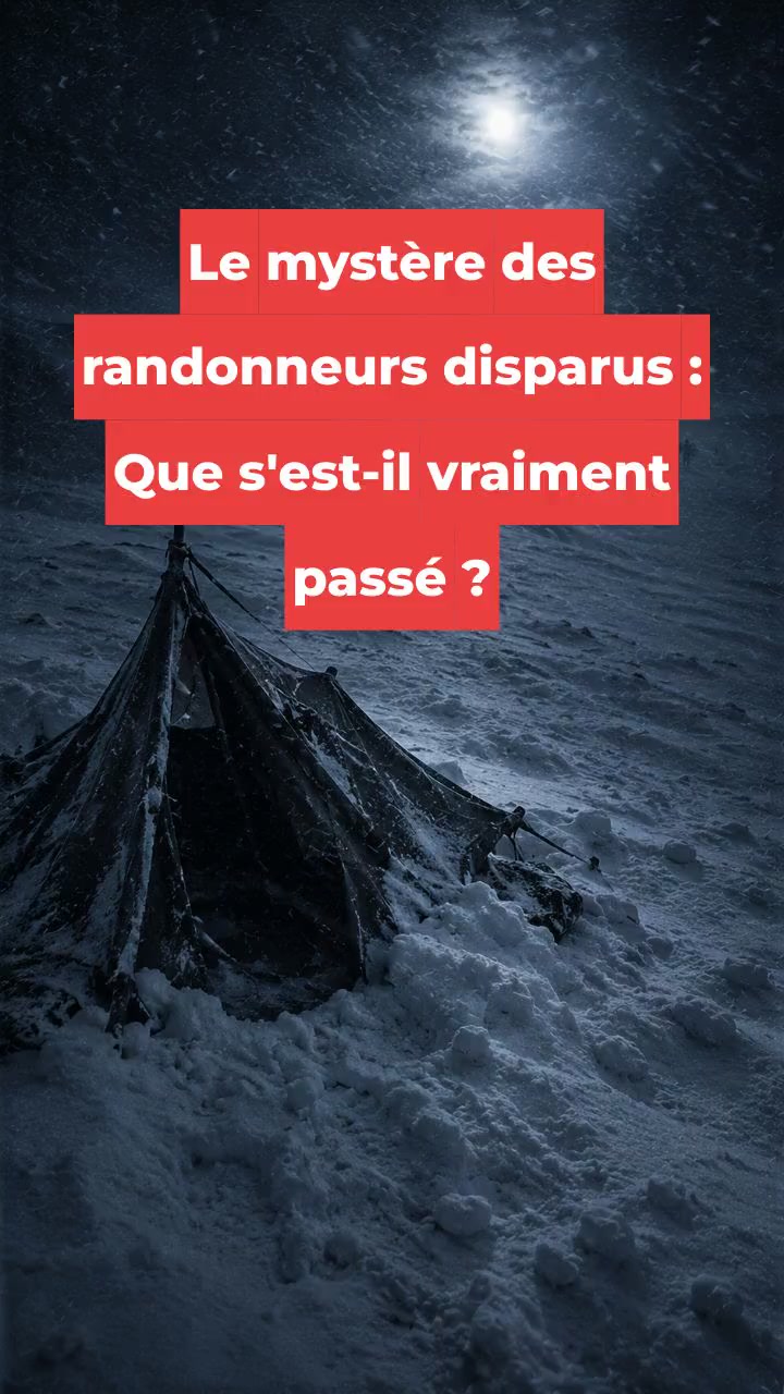 Le mystère des randonneurs disparus : Que s'est-il vraiment passé ?