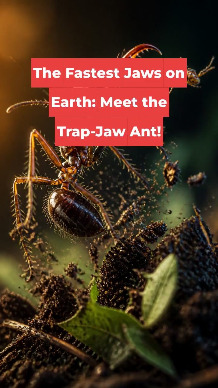 The Fastest Jaws on Earth: Meet the Trap-Jaw Ant!
