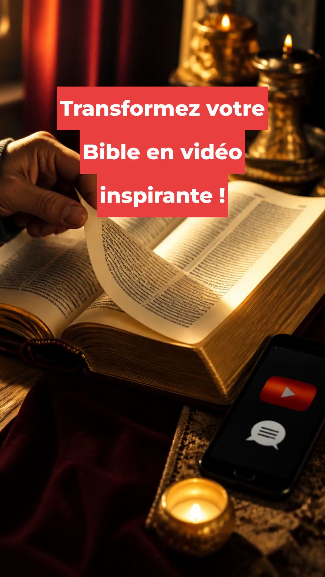 Transformez votre Bible en vidéo inspirante !
