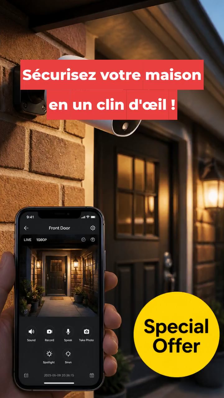 Sécurisez votre maison en un clin d'œil !
