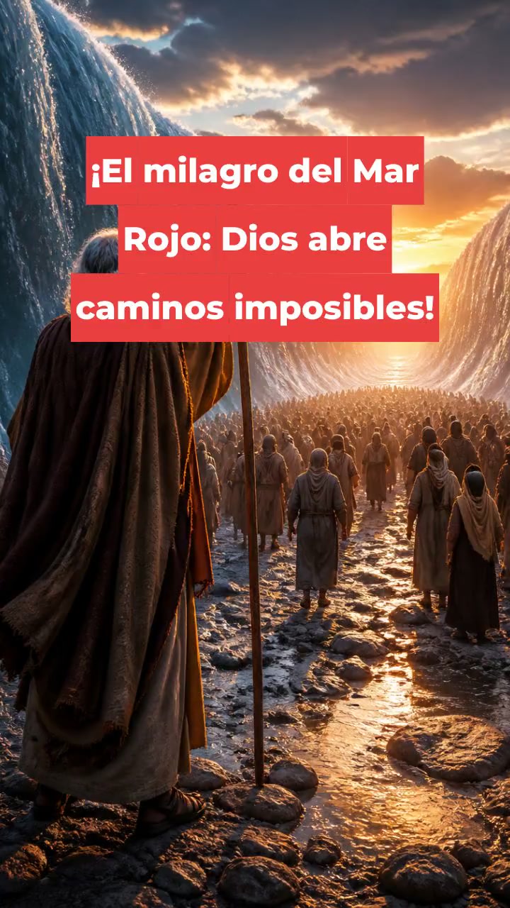 ¡El milagro del Mar Rojo: Dios abre caminos imposibles!