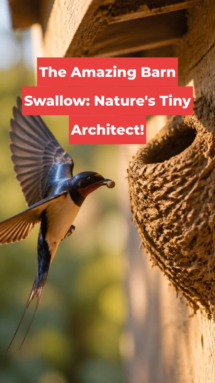 The Amazing Barn Swallow: Nature's Tiny Architect!