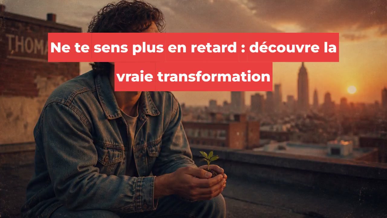 Ne te sens plus en retard : découvre la vraie transformation