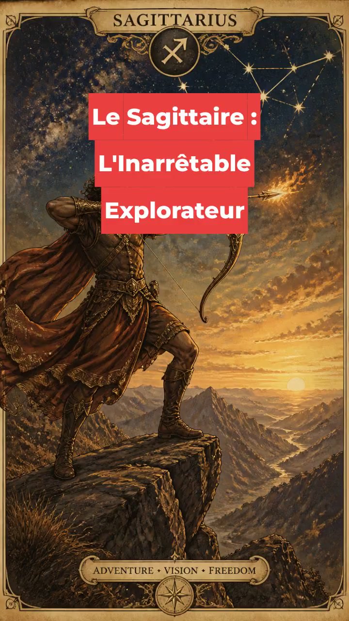 Le Sagittaire : L'Inarrêtable Explorateur
