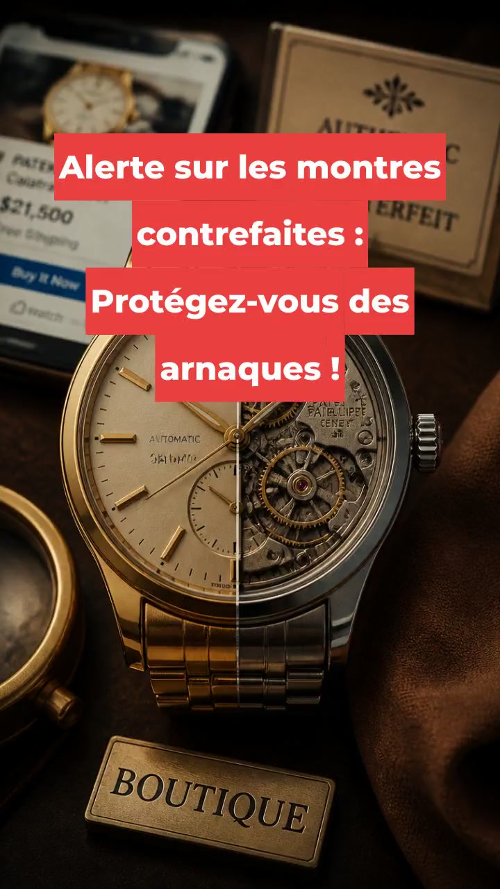 Alerte sur les montres contrefaites : Protégez-vous des arnaques !