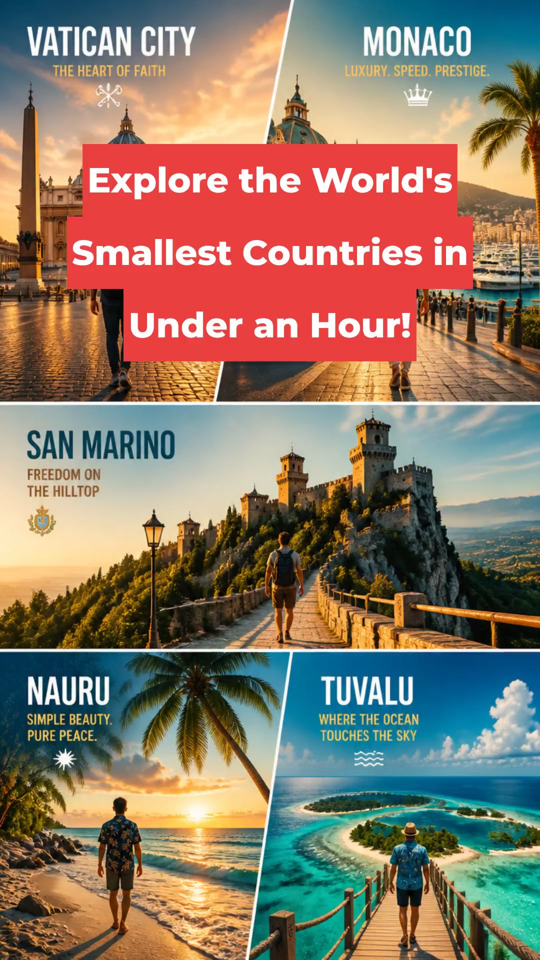 Explore the World's Smallest Countries in Under an Hour!