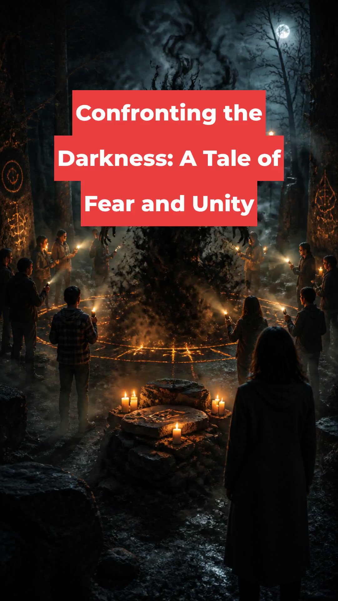 Confronting the Darkness: A Tale of Fear and Unity
