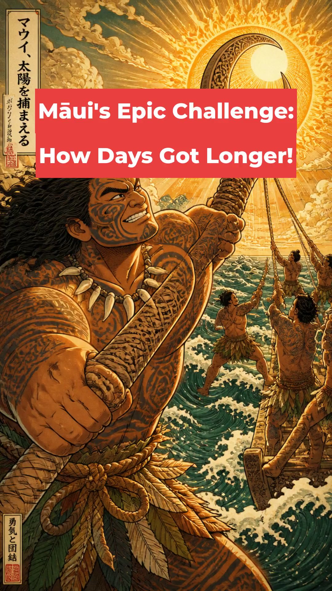 Māui's Epic Challenge: How Days Got Longer!
