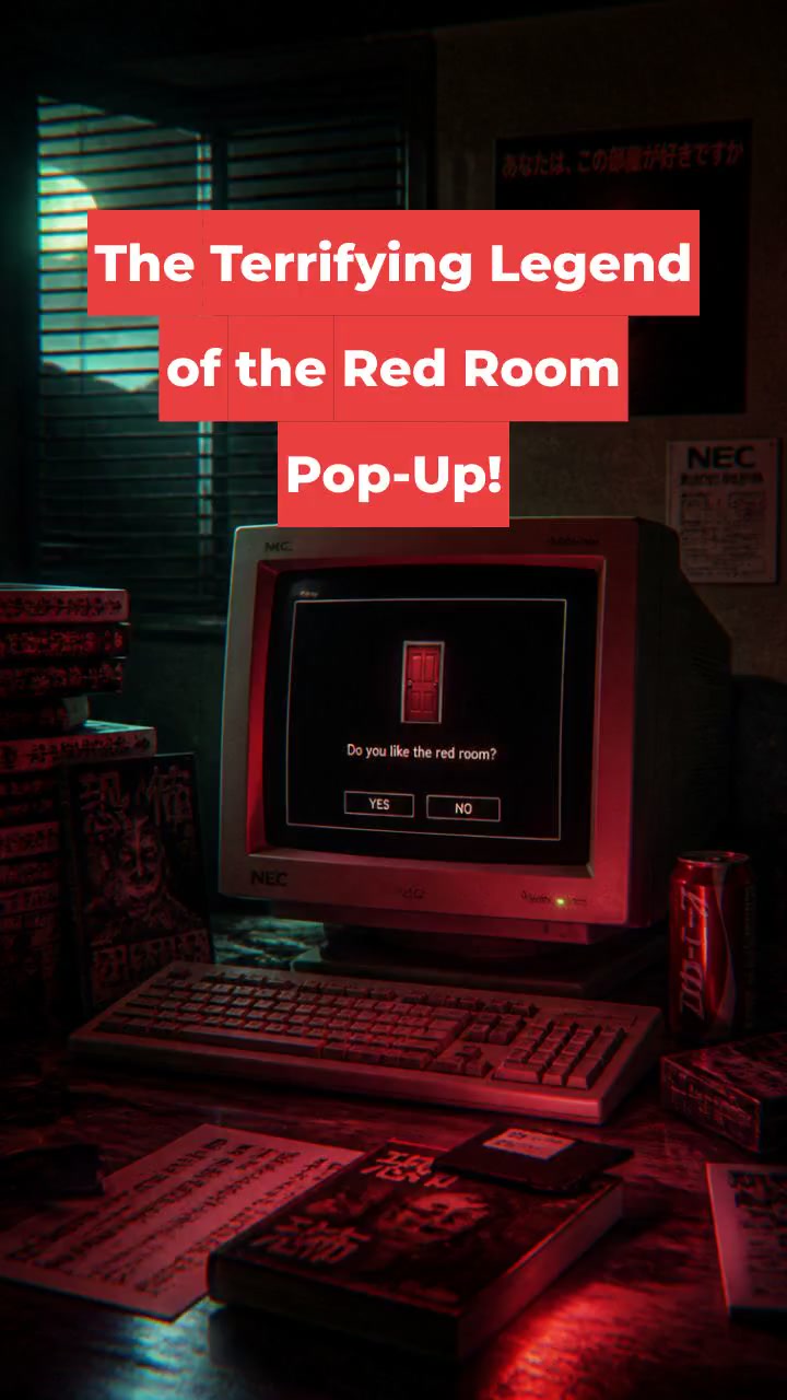 The Terrifying Legend of the Red Room Pop-Up!