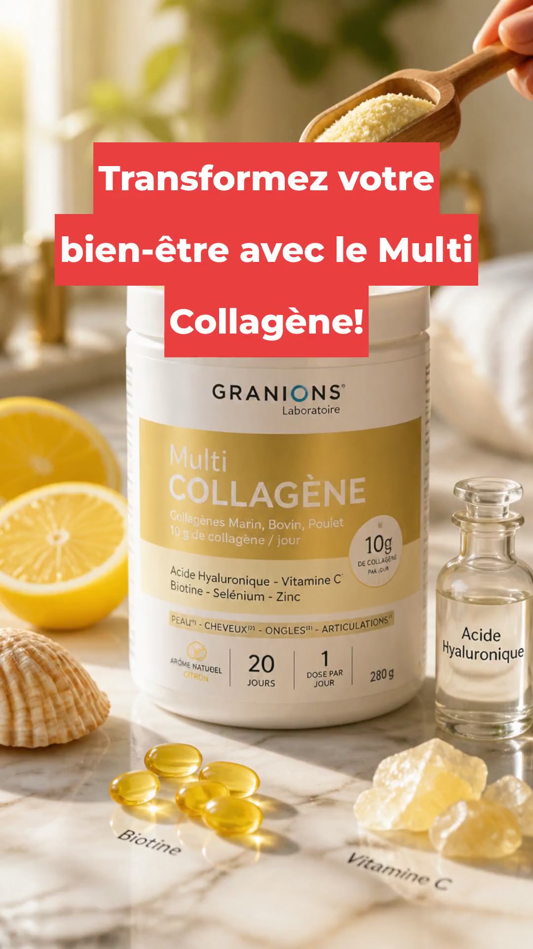 Transformez votre bien-être avec le Multi Collagène!