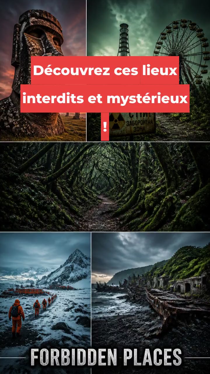 Découvrez ces lieux interdits et mystérieux !