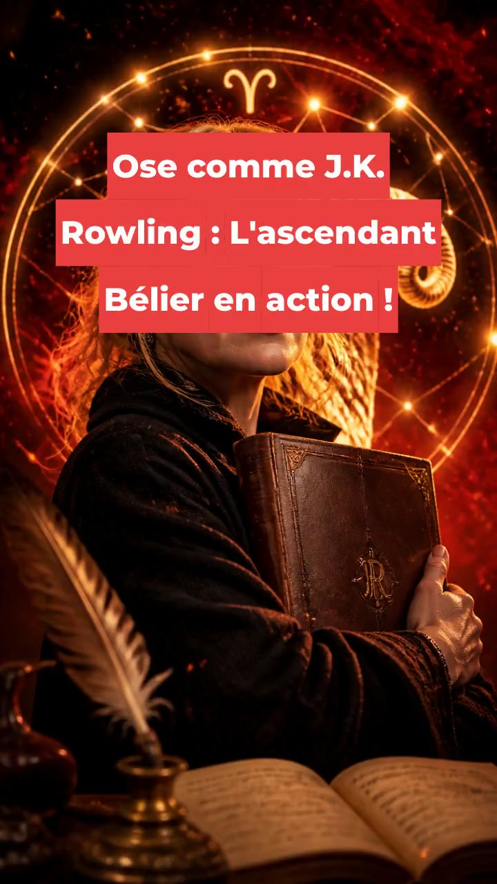 Ose comme J.K. Rowling : L'ascendant Bélier en action !