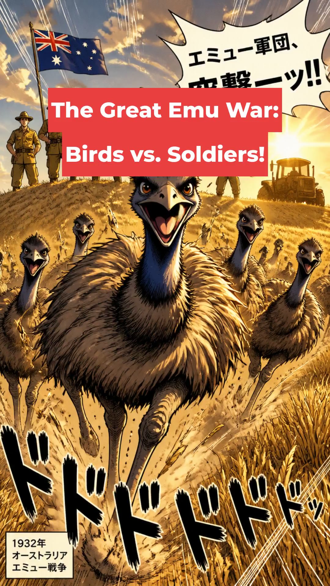 The Great Emu War: Birds vs. Soldiers!
