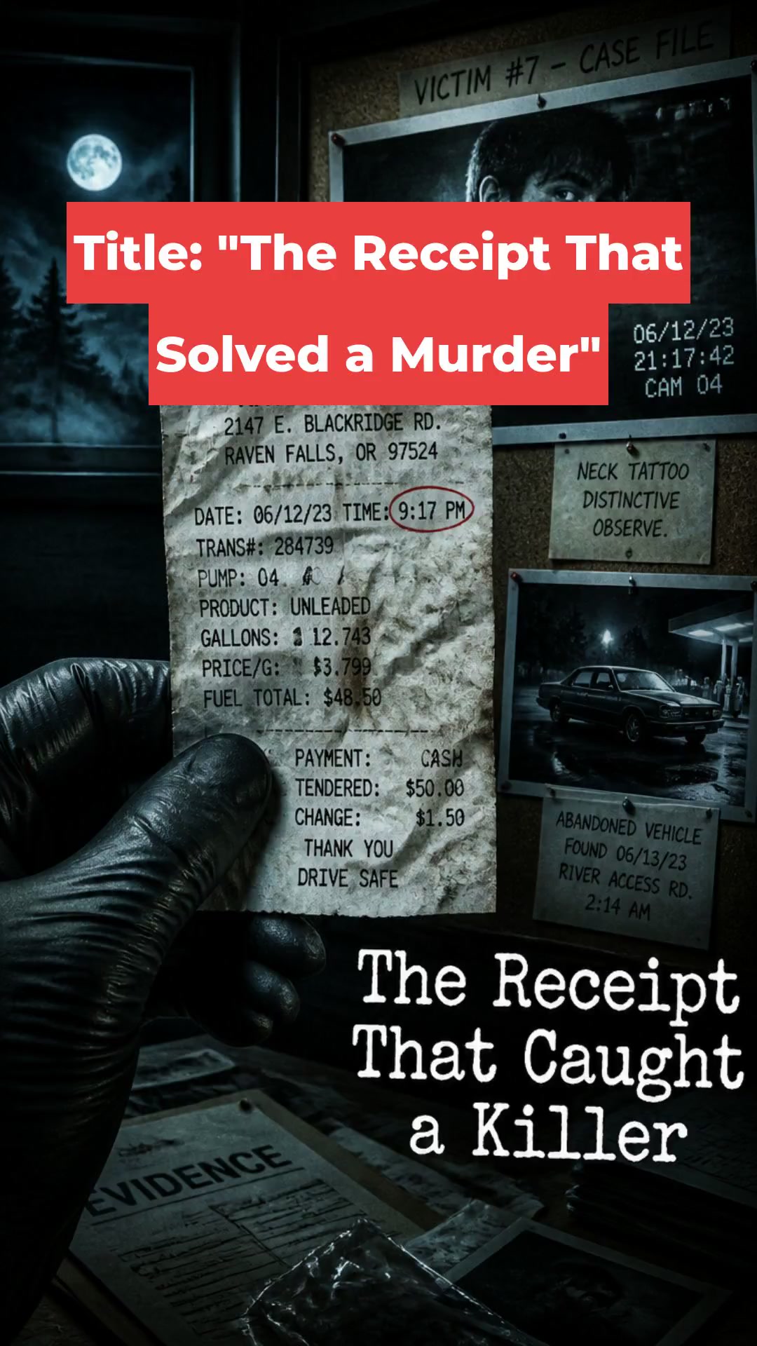 Title: \"The Receipt That Solved a Murder\"