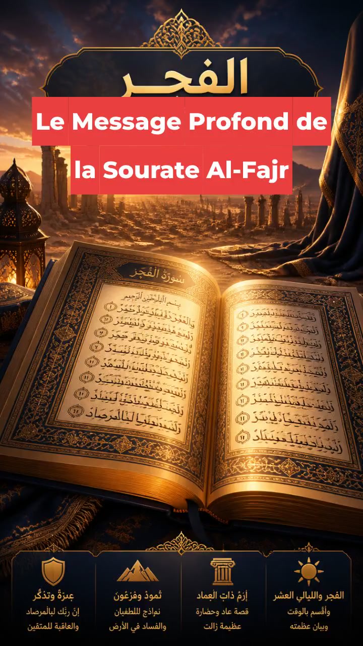 Le Message Profond de la Sourate Al-Fajr