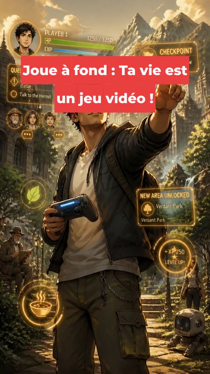 Joue à fond : Ta vie est un jeu vidéo !