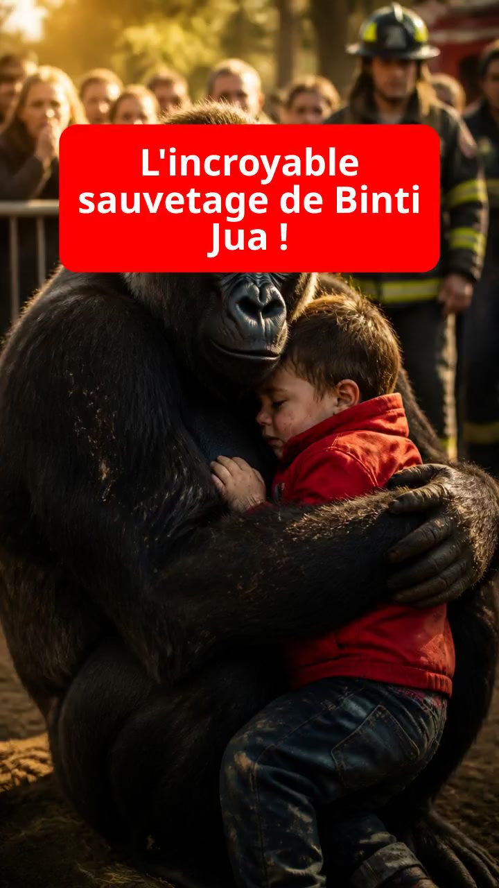 L'incroyable sauvetage de Binti Jua !