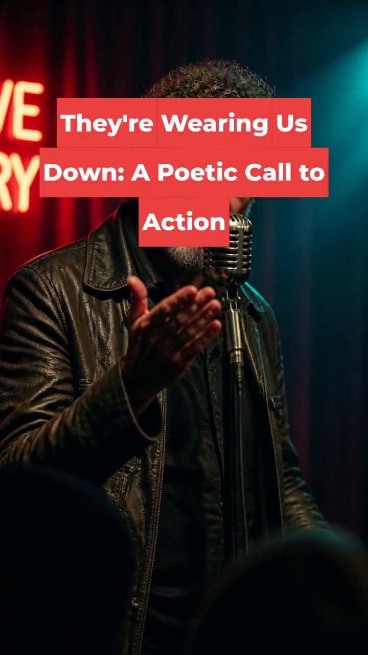 They're Wearing Us Down: A Poetic Call to Action