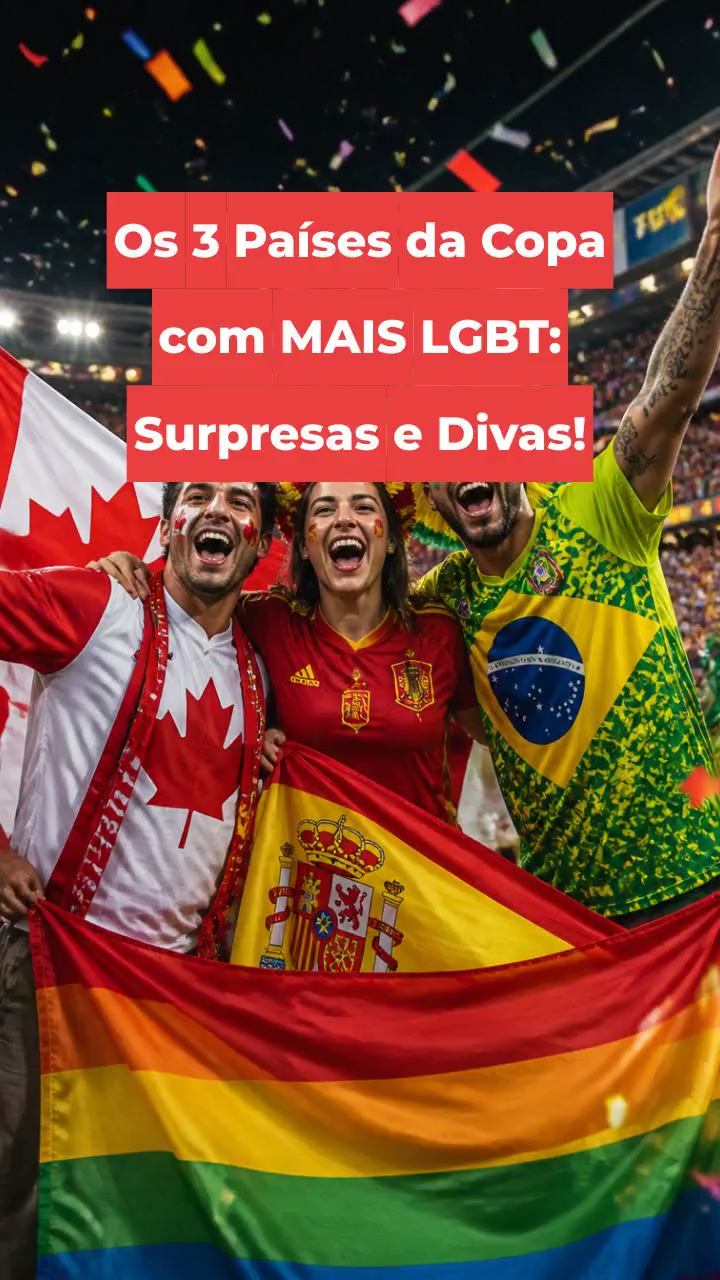 Os 3 Países da Copa com MAIS LGBT: Surpresas e Divas!