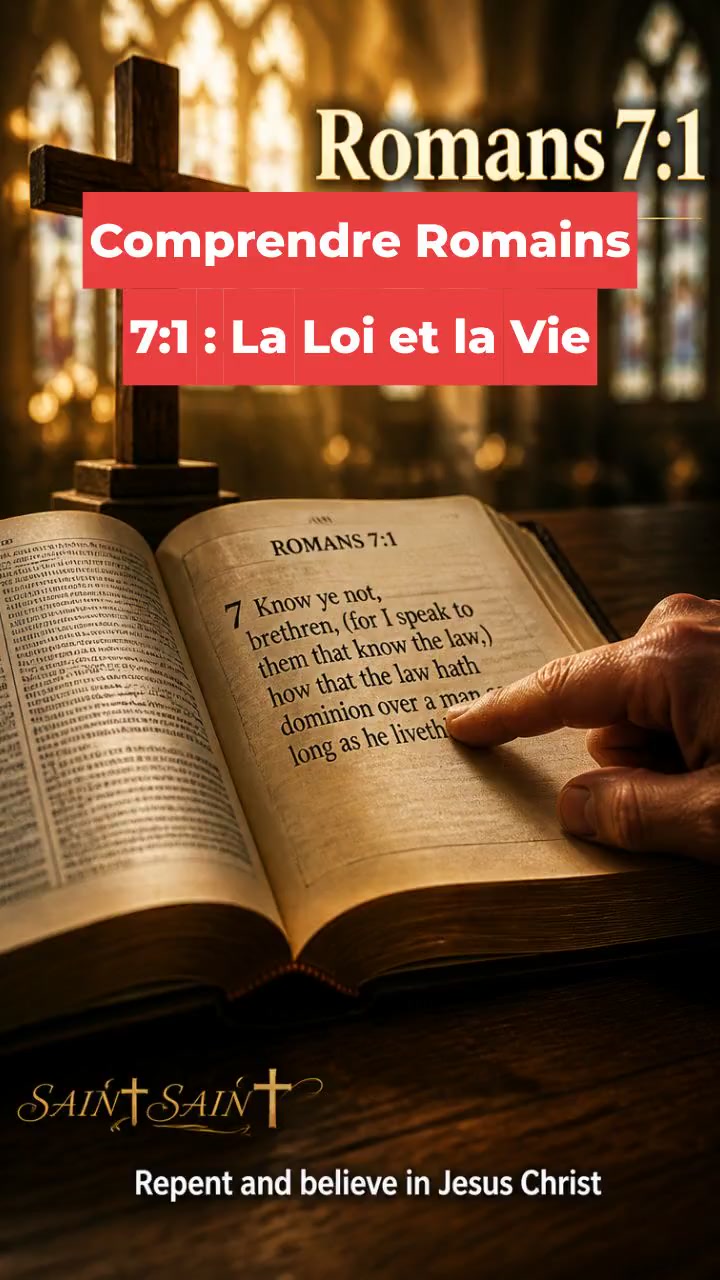 Comprendre Romains 7:1 : La Loi et la Vie