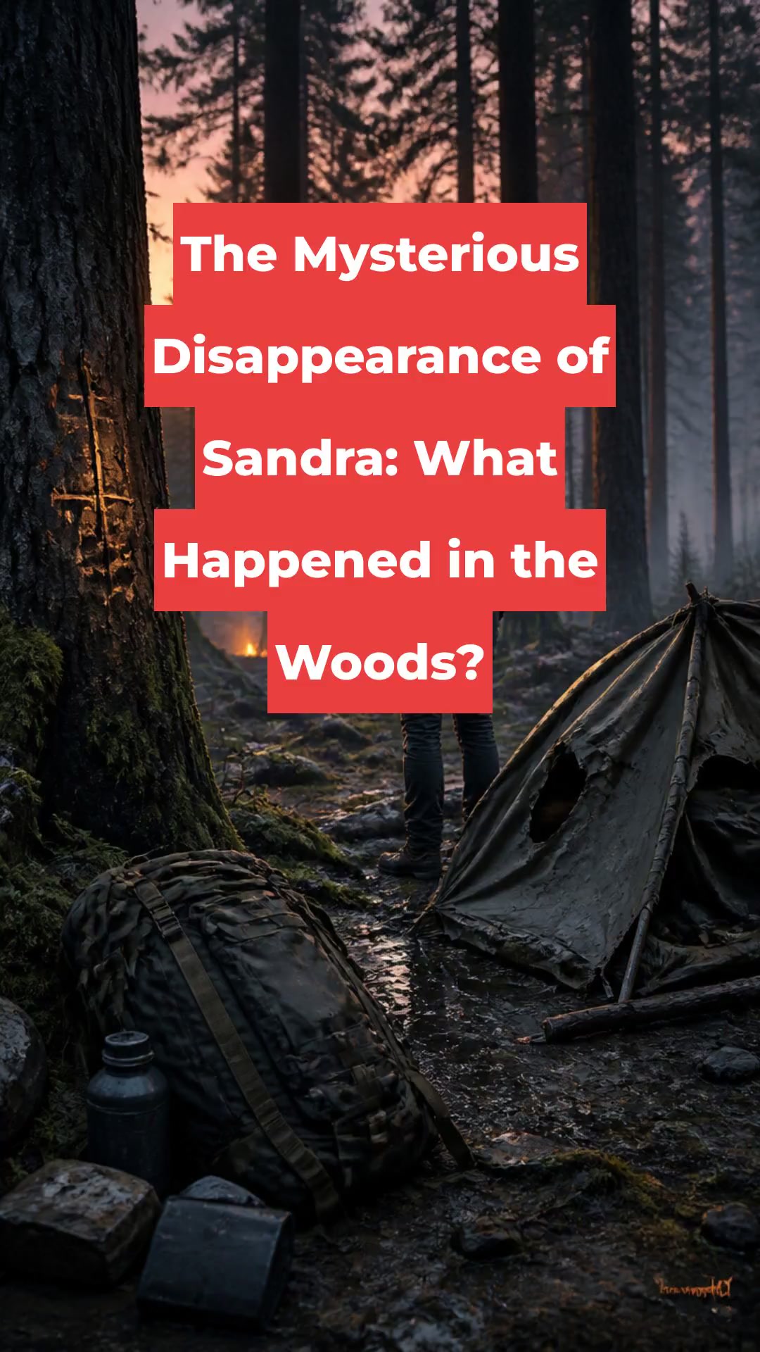 The Mysterious Disappearance of Sandra: What Happened in the Woods?