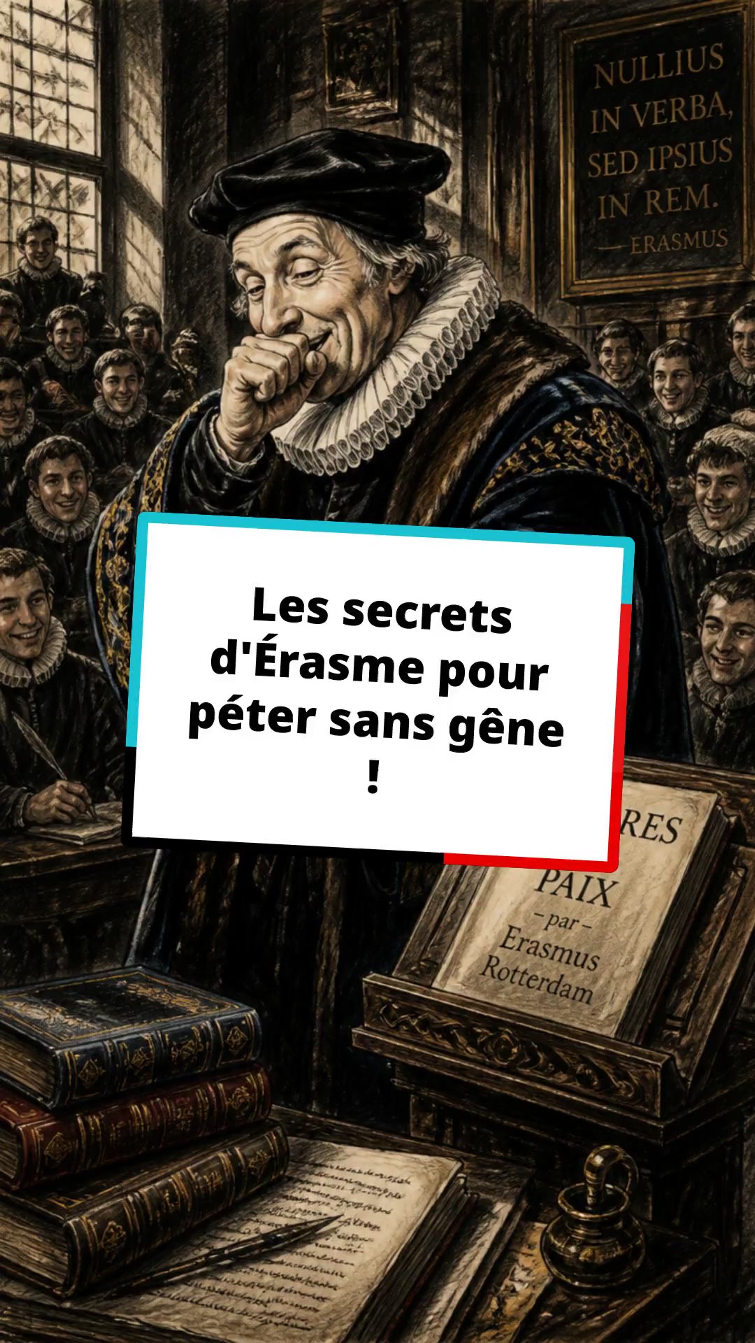 Les secrets d'Érasme pour péter sans gêne !